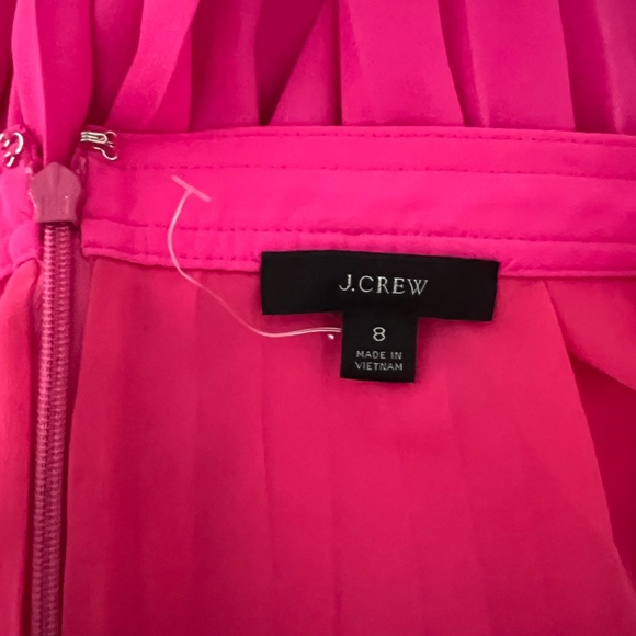 J. Crew Vibrant Pink A-Line Skirt - Picture 2 of 2